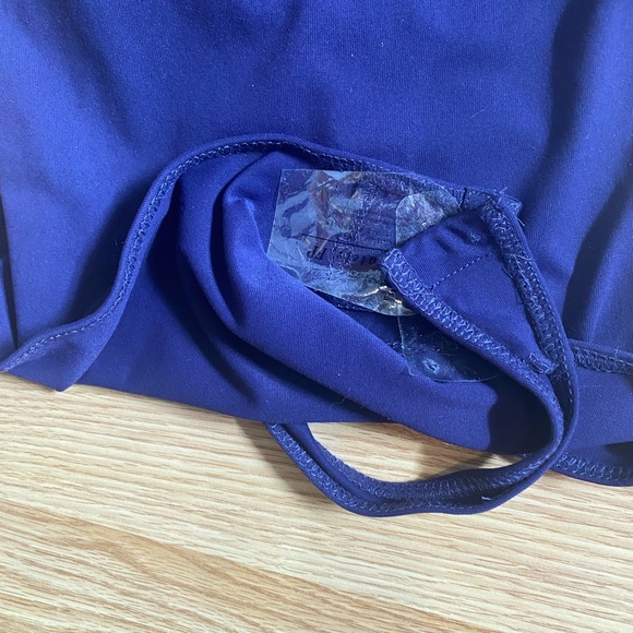 Free People Navy Haute Wired Frill Trim Bodysuit - Picture 7 of 11